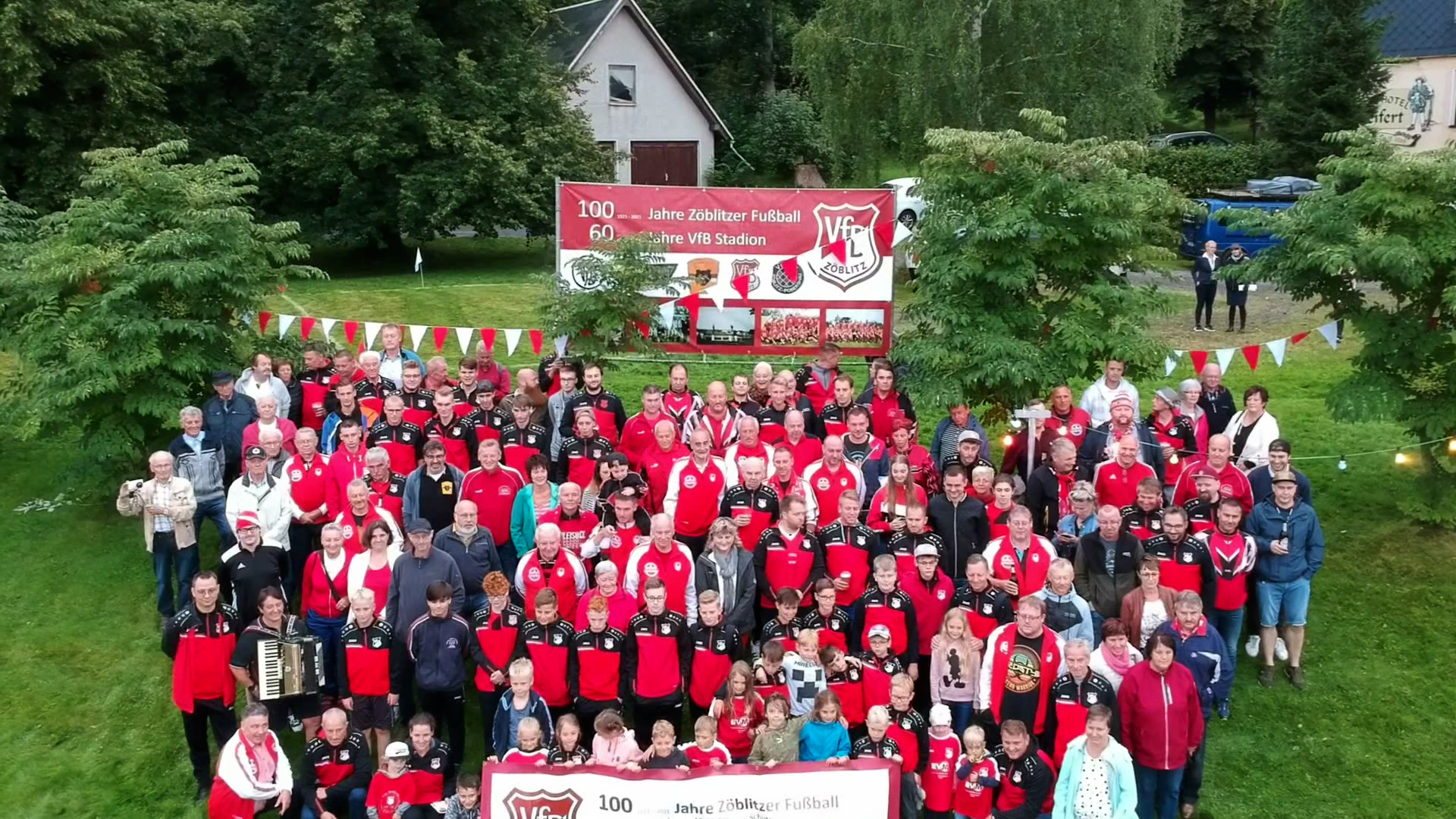 MEgional am 20. August 2021 mit dem 100. Geburtstag des VfB Zöblitz