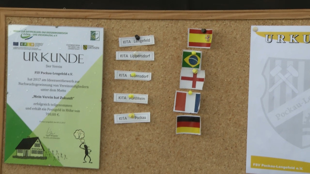 MEgional mit der "WM Auslosung beim FSV Pockau-Lengefeld MEgional mit der "WM Auslosung beim FSV Pockau-Lengefeld