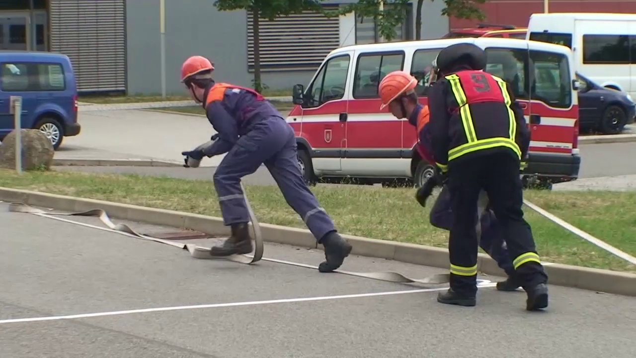 MEgional heute mit dem Ende der Ausbildungswoche der Jugendfeuerwehren