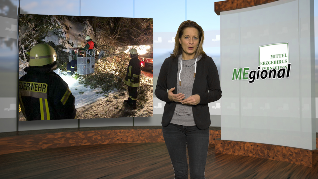 MEgional am 6. Februar 2020 mit einem Einsatz der Rübenauer Feuerwehr