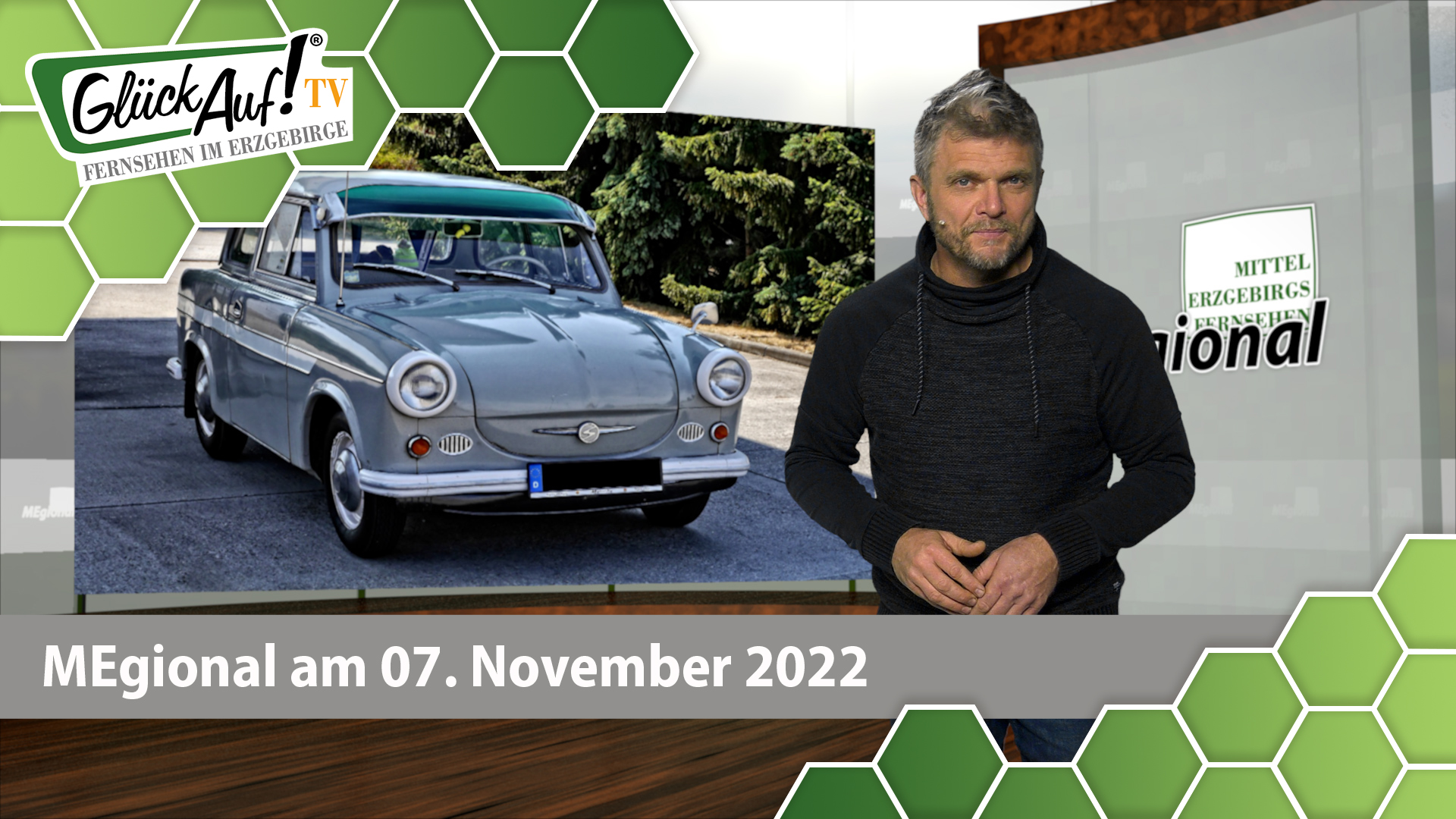 MEgional am 07. November 2022 - mit dem 65. Geburtstag des Trabbis