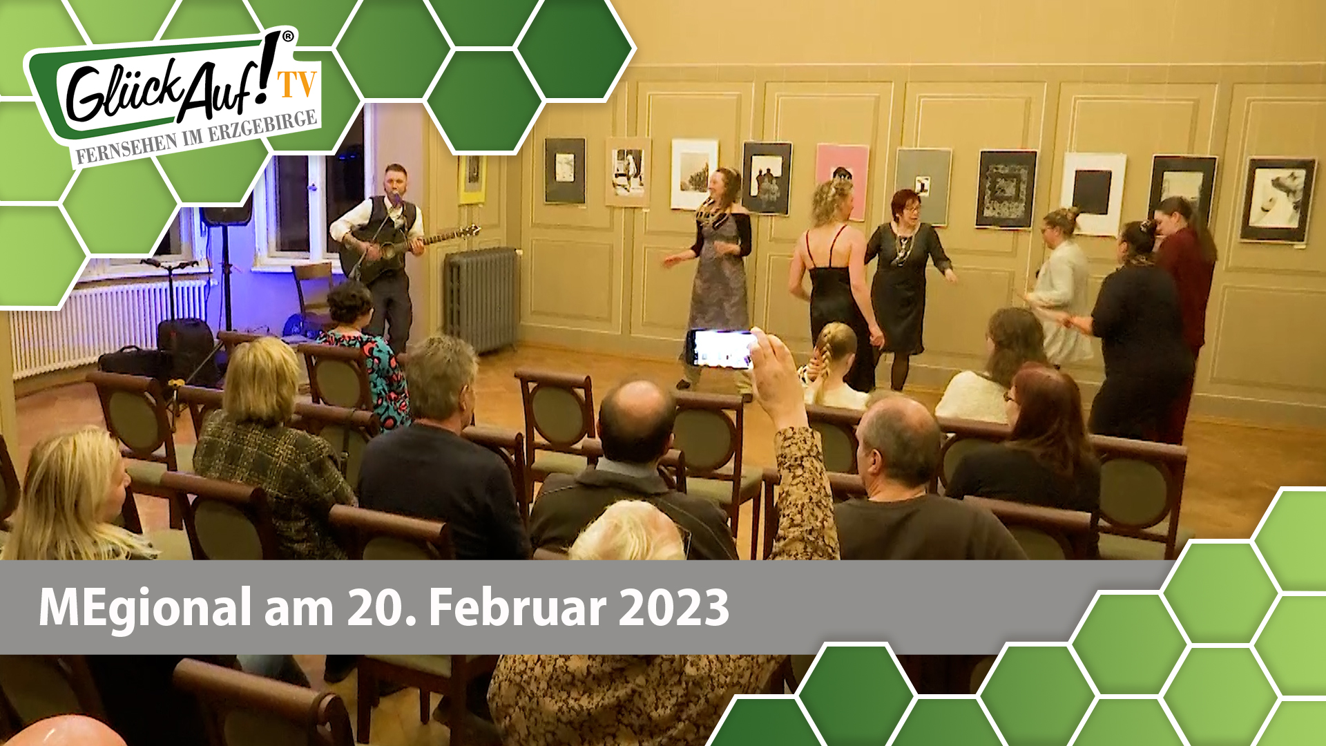 MEgional am 20. Februar 2023 - mit einer Fotoausstellung in der Baldauf Villa