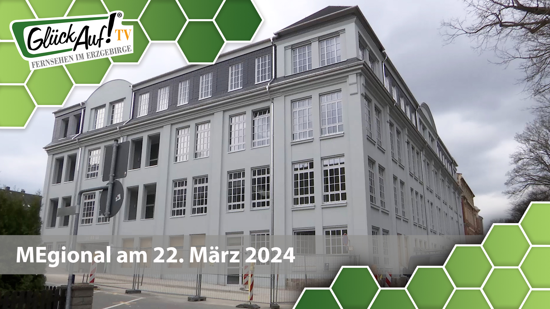 MEgional am 22. März 2024 mit der symbolischen Schlüsselübergabe in Baldauf-Fabrik Marienberg