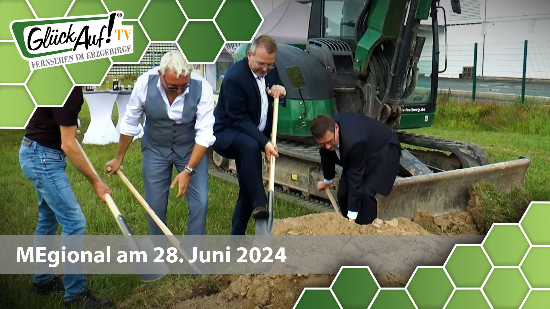 MEgional am 28. Juni 2024 mit dem Spatenstich am Brauhaus in Freiberg