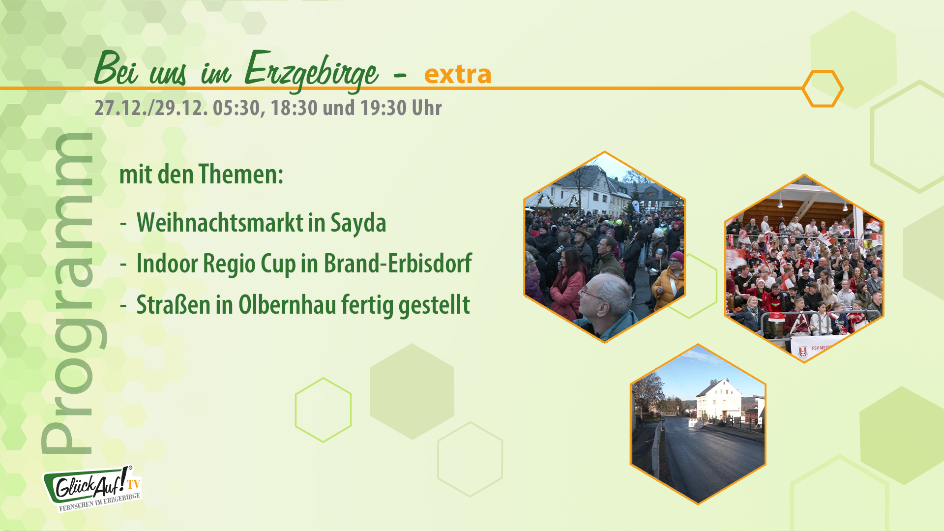 Bei uns im Erzgebirge - extra ab 27.12.2025 Bei uns im Erzgebirge - extra ab 27.12.2025