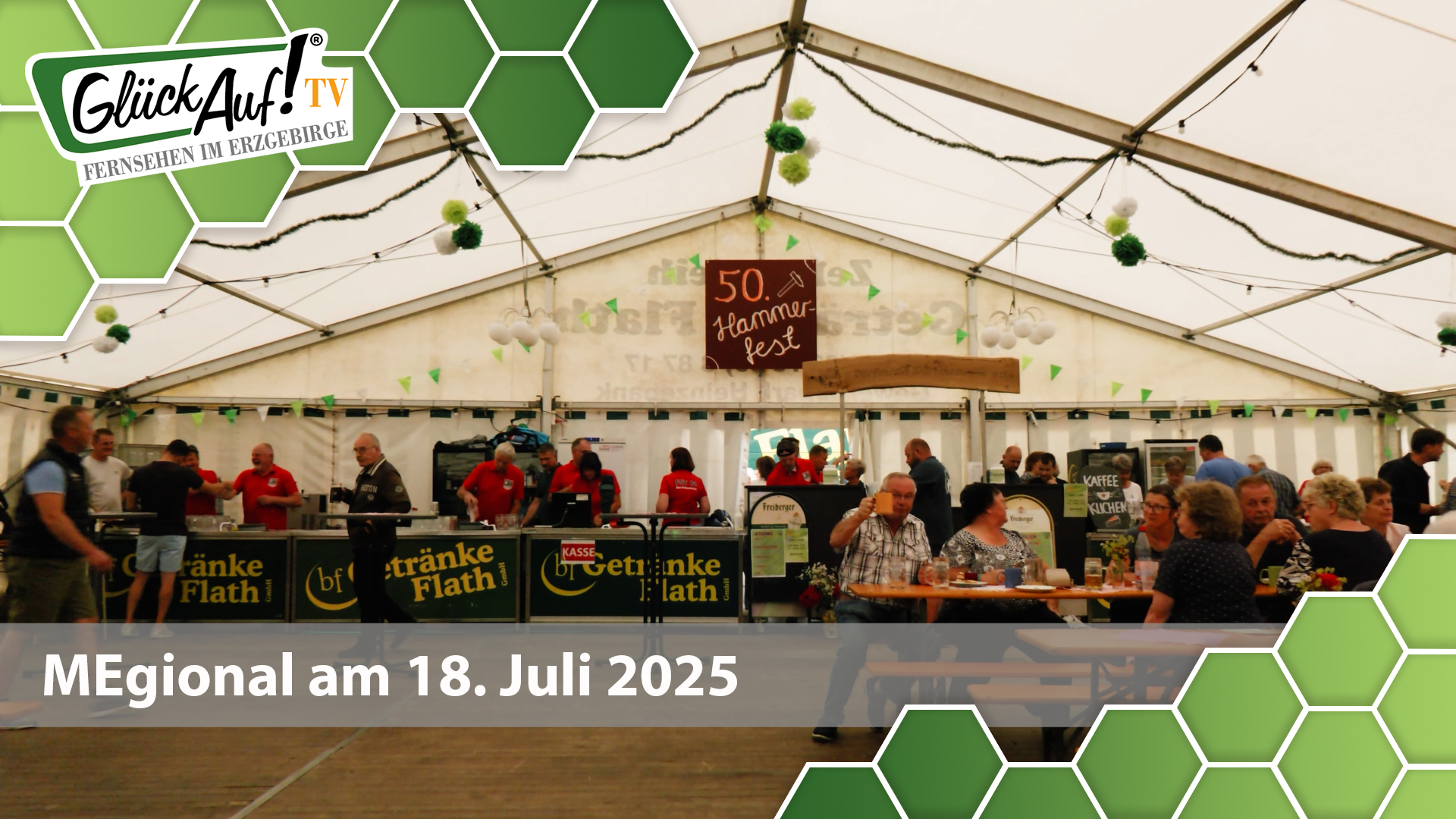 MEgional am 18. Juli 2025 mit dem Thema: 50. Hammerfest in Dorfchemnitz