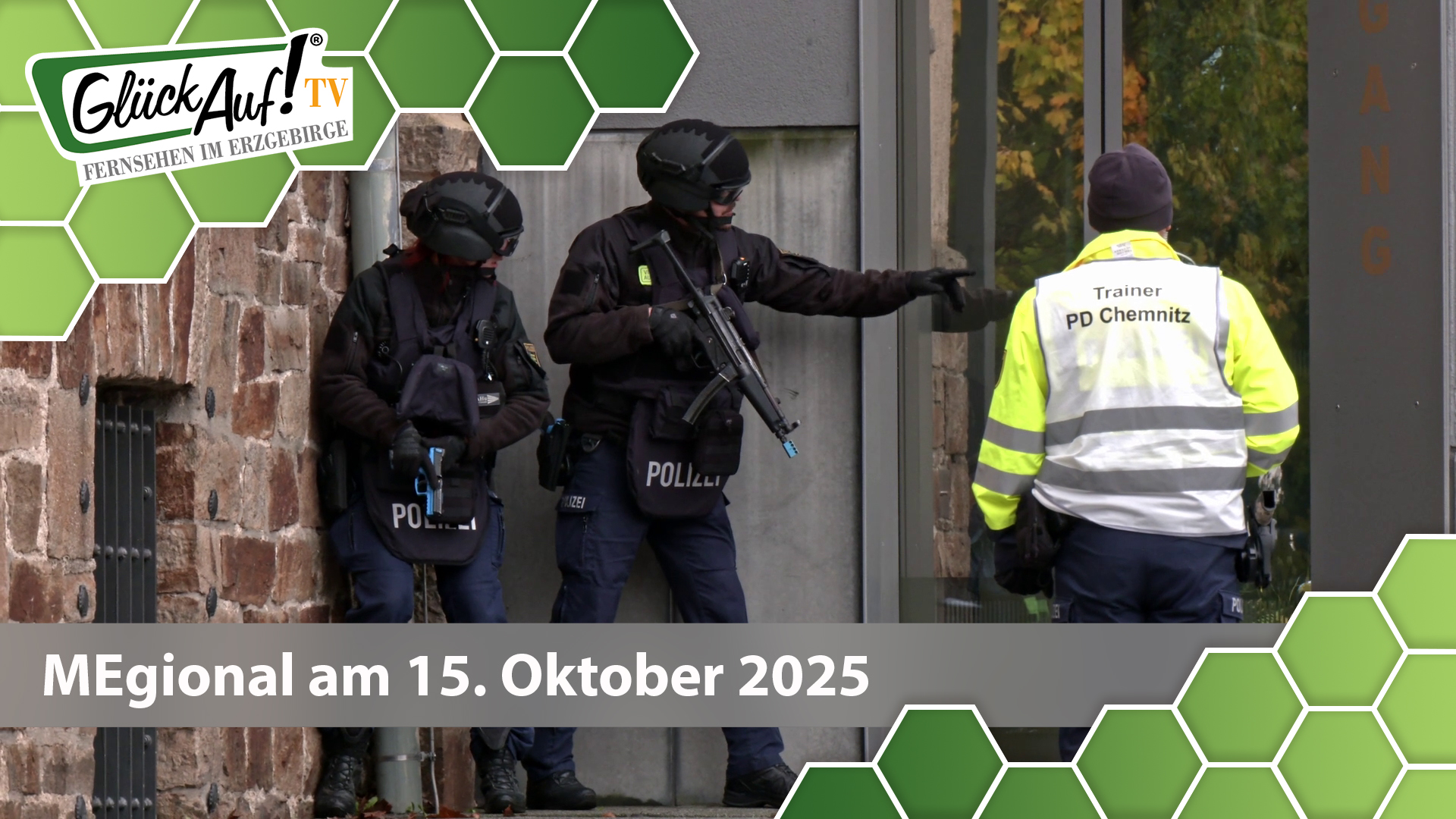 MEgional am 14. Oktober 2025 mit der Polizeiübung am Amtsgericht