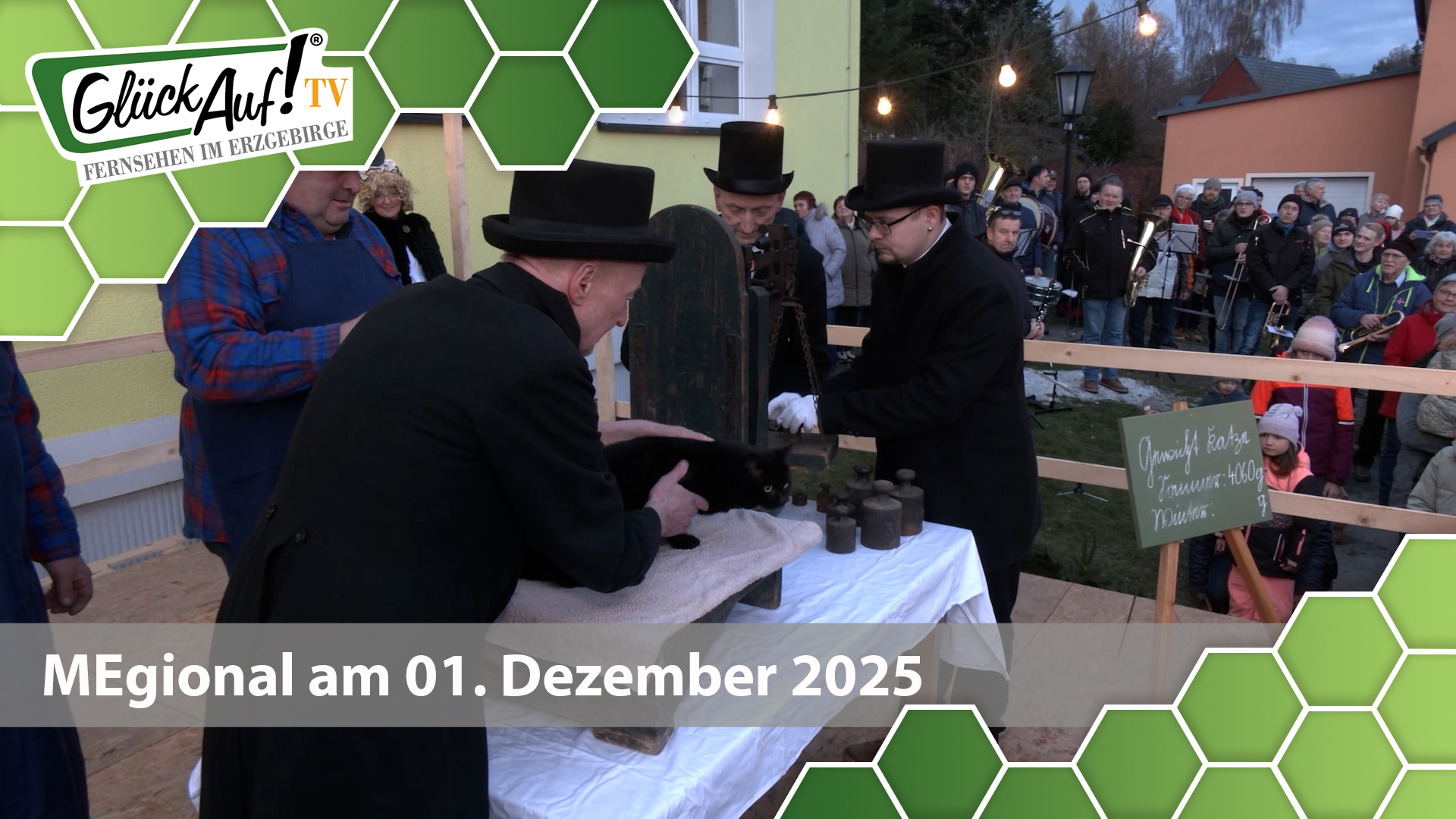 MEgional am 01. Dezember mit dem Katzenwiegen in Voigtsdorf